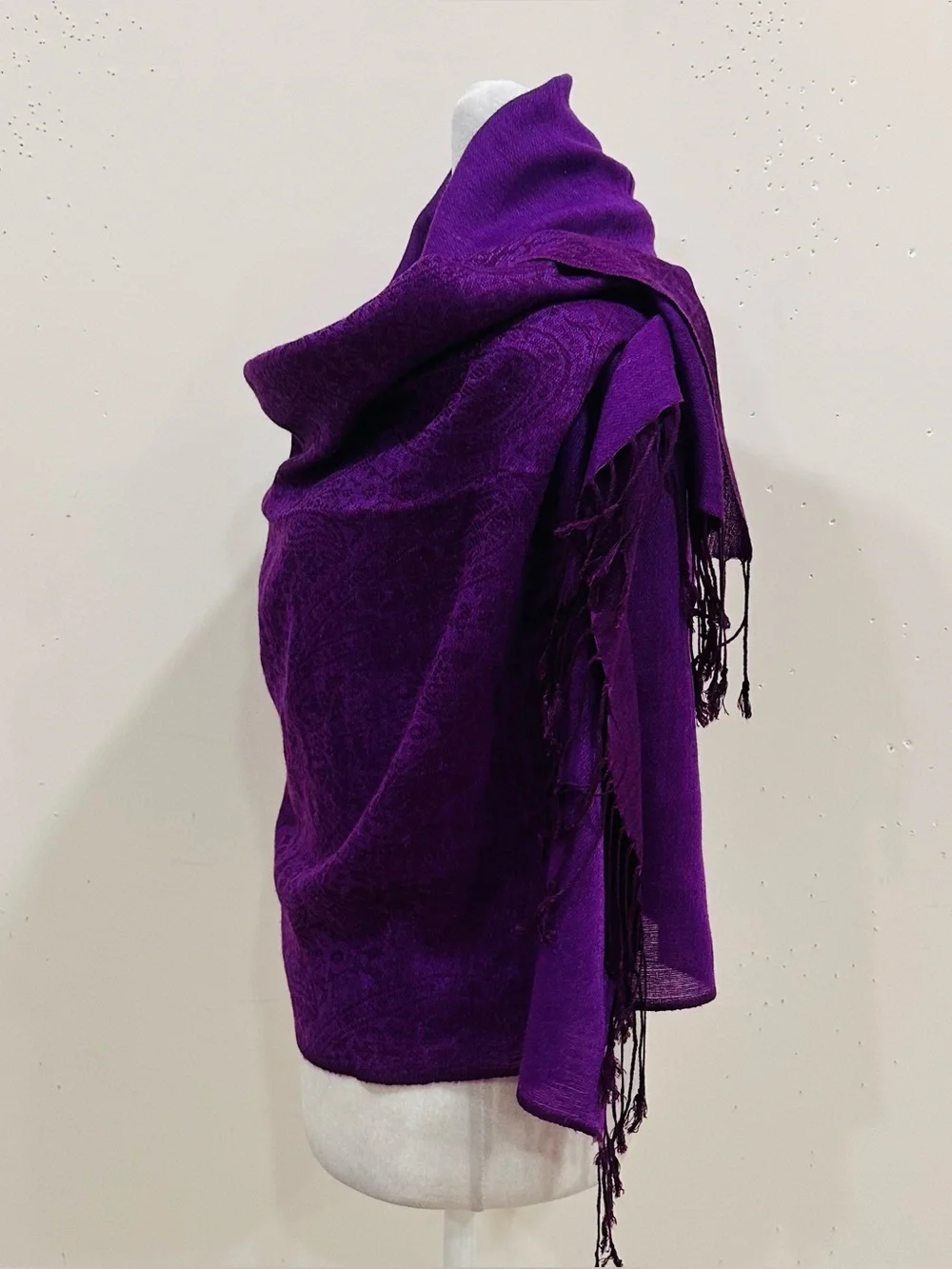 pashmina luxury purple